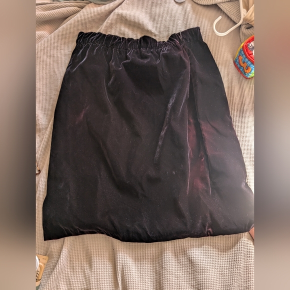 Vintage velour skirt - Picture 1 of 2